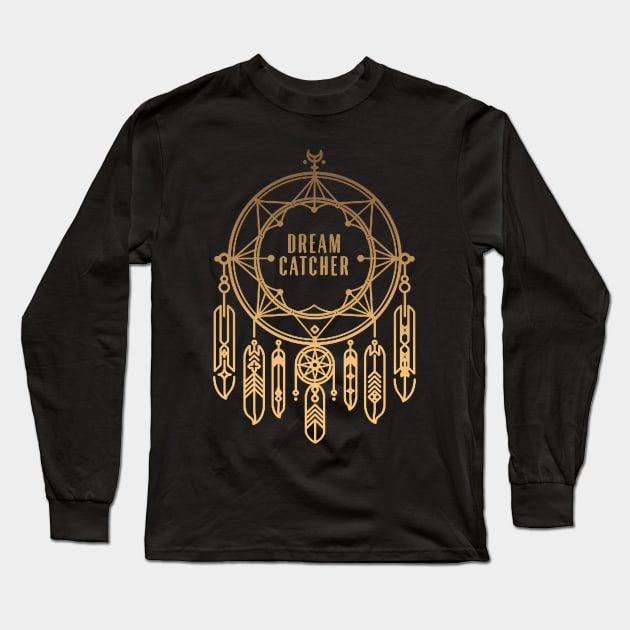 Dreamcatcher Nightmare Long Sleeve T-Shirt by hallyupunch